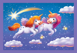Pzl 4In1 A Day With Unicorns Unicorn