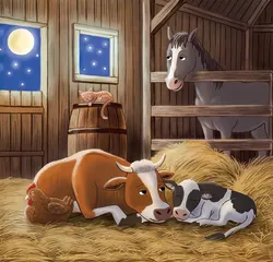 Pzl 3X48 Square Noli Farm Moments 2025 Farm Animal