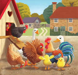 Pzl 3X48 Square Noli Farm Moments 2025 Farm Animal