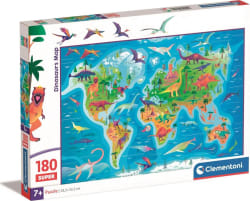 SuperColor Dinosaurs Map Maps & Geography