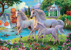 Pzl 180 Super Unicorns At The Waterfall Unicorn