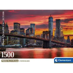 East River At Dusk - Compact Box Skyline