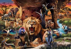 The Tribal Society - Compact Box Jungle Animals