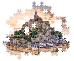 The Mont Saint-Michel Rising - Compact Box Landmarks & Monuments
