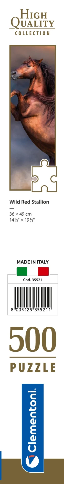 Wild Red Stallion Horse