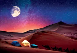 Peace Puzzle - Starry Night Dream Landscape
