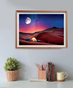 Peace Puzzle - Starry Night Dream Landscape