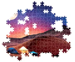Peace Puzzle - Starry Night Dream Landscape