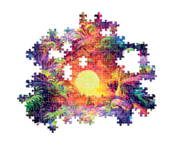 Colorboom Psychedelic Jungle Sunrise - Compact Box2024 Surrealism