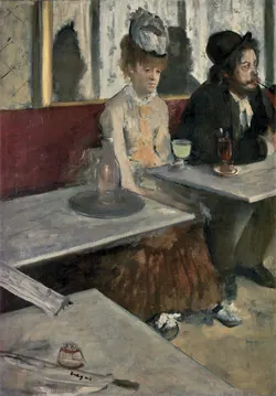 Museum - Dans Un Cafe' Impressionism & Post-Impressionism