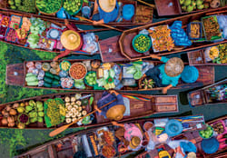 Thai Floating Market Food and Drink