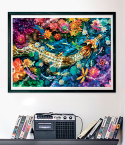 Koi River  Dragon