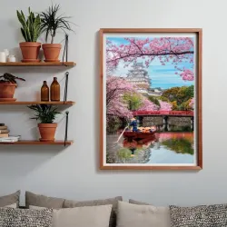 Himeji Castle In Spring - Compact Box Spring
