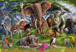 Wild Serengti Animals