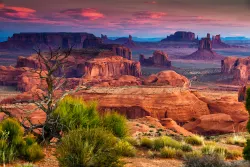 Sunrise In Hunts Mesa Landscape