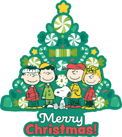 PEANUTS Peppermint Christmas Tree - Wooden Puzzle Peanuts