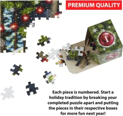 Camping for Christmas Jigsaw Puzzle Advent Calendar Christmas