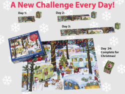 Camping for Christmas Jigsaw Puzzle Advent Calendar Christmas