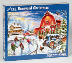 Barnyard Christmas Jigsaw Puzzle 1000 Piece Christmas