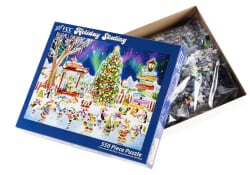 Holiday Skating Jigsaw Puzzle Christmas