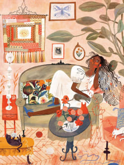 Cozy Night In People Of Color