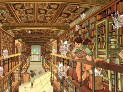 Mischief at the Library Books & Reading