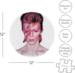 David Bowie Aladdin Sane Picture Disc Puzzle Famous People