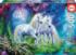 Unicorns in the Forest Fantasy Jigsaw Puzzle