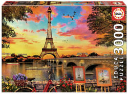Sunset in Paris Landmarks & Monuments