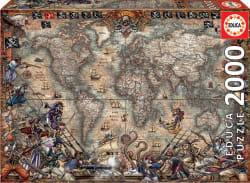 Pirates Map - Scratch and Dent Maps & Geography