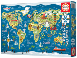 World Map Plane