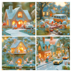 Bunny City 12/16/20/25 Pc Bunny
