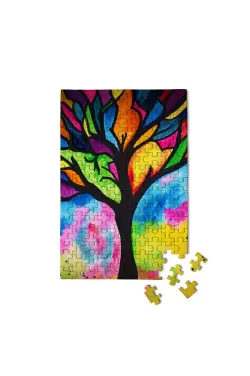 Stained Glass Tree Flower & Garden