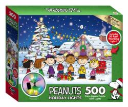 Peanuts Holiday Light Up Puzzle Christmas Jigsaw Puzzle