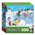 Peanuts - Ice Skating At The Pond Winter Jigsaw Puzzle
