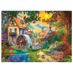 Watermill Sunset Landscape