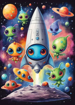 Aliens Cartoon