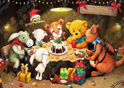 Winnie Christmas Animals