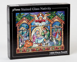 Stained Glass Nativity Religious