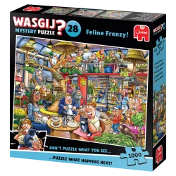 Wasgij Mystery 28: Feline Frenzy! Cartoon