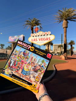 Wasgij Original 48: What Happens In Vegas! Cartoon