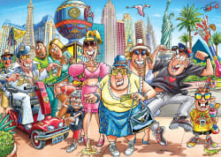 Wasgij Original 48: What Happens In Vegas! Cartoon