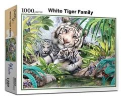 White Tiger Family Big Cats