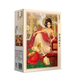 Mokdan Flower Woman Cultural Art