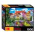 Floral Colorful Town, Tubingen, Germany Flower & Garden Jigsaw Puzzle