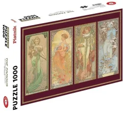 Mucha - Four Seasons Metallic People