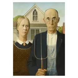 Grant Wood American Gothic Fine Art