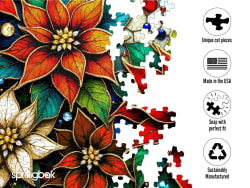 Glazing Poinsettias Flower & Garden