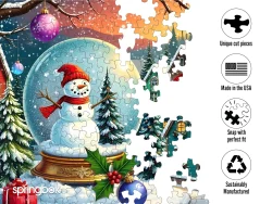 Snowman Snow Globe Christmas