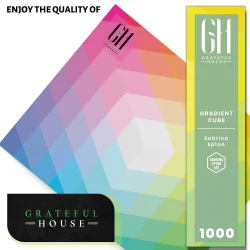 Gradient Cube by Sabrina Epton Rainbow & Gradient